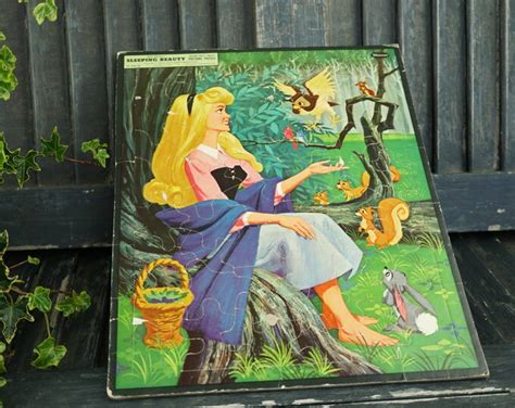 Sleeping Beauty Picture Puzzle Vintage Walt Disney Sleeping Beauty