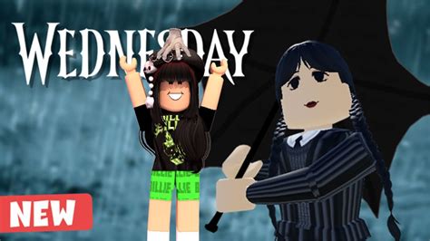 A HISTÓRIA DA WANDINHA NO ROBLOX Wednesday Story YouTube