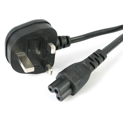 Power Cord 3 Prong Uk Plug To Iec320 C5 15m Shopee Malaysia