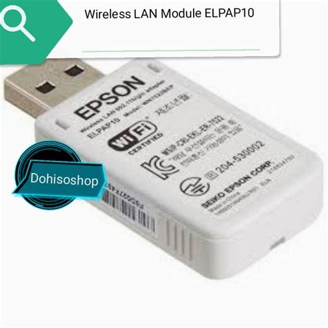 Wireless Lan Module Elpap10 Epson Wireless Lan 802 11 B G N Wn7522bep Wifi Usb Adapter