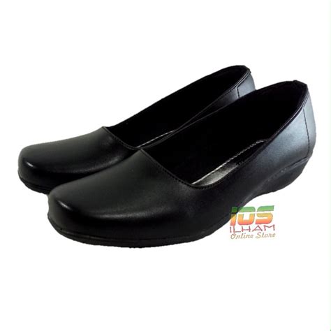 Jual Vinus V 04TR Sepatu Pantofel Wanita Guru Kantor Hak 2cm Size 37 41