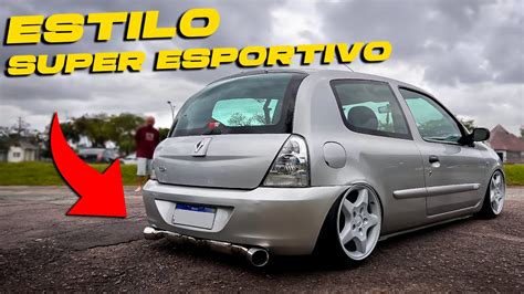 Clio Escapamento Duplo Tipo Gringo Esse Saiu Do Padr O Youtube