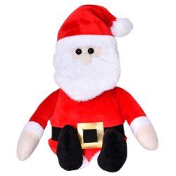 Papai Noel De Pelúcia 20cm Decoração de Natal Essencial Enxovais