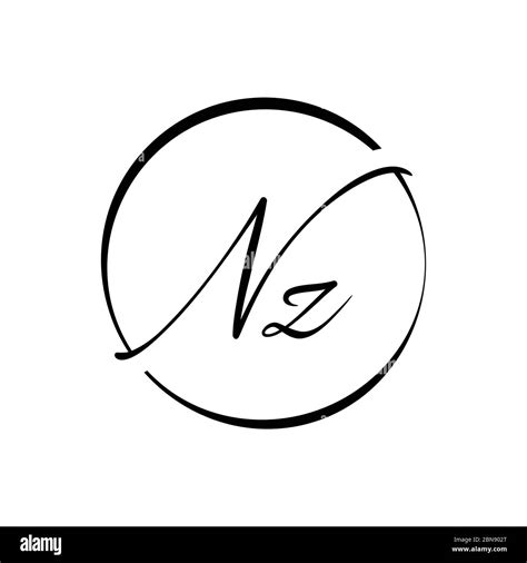 Initial Letter NZ Logo Design Vector Template. Creative Abstract NZ ...