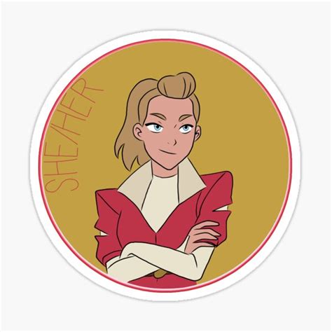 She Ra She Her Pronoun Lesbian Sticker For Sale By Motherofponds Redbubble