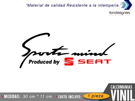 Sport Mind Seat Calcomania Mextikers