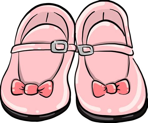 Baby pink shoes , illustration, vector on white background 13816933 ...