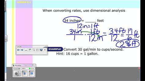 Calculating Unit Rates Worksheet