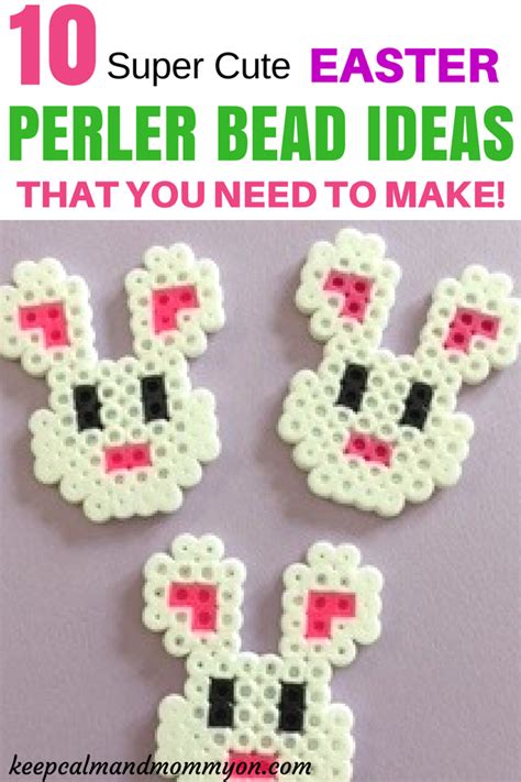 10 Easter Perler Bead Patterns And Ideas Keep Calm And Mommy On