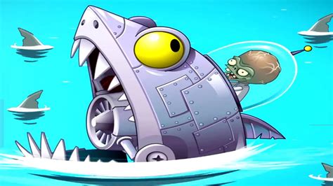 Plants Vs Zombies Big Wave Beach Zomboss Zombot Sharktronic Sub