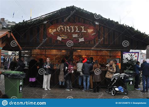 Copenhagen Christmas Market in Danish Capital Copenhagen Editorial Stock Photo - Image of tree ...