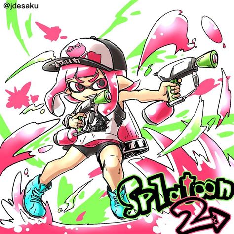 Tweet multimediali di デ作 jdesaku Twitter Splatoon Anime Cute