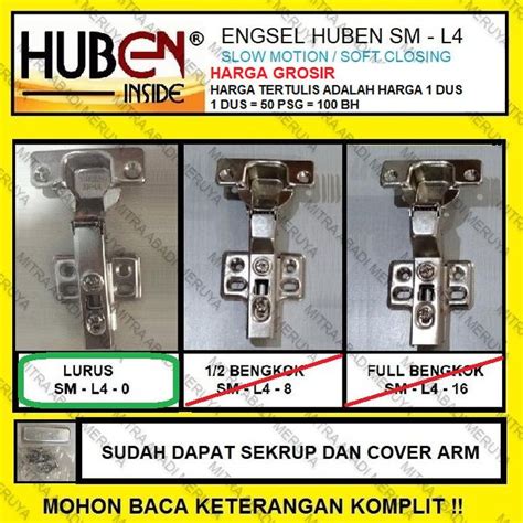 Jual Engsel Lemari Huben Engsel Sendok Sm L4 00 Lurus Grosir Shopee