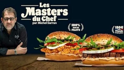 Les Burgers Michel Sarran Chez Burger King Les Masters En Juin Et