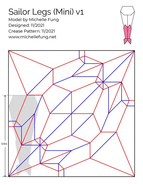 Sailor Legs Mini V Origami By Michelle Fung