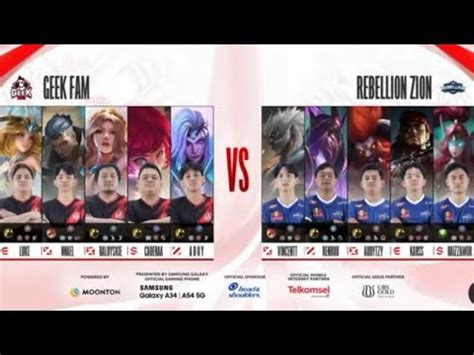 GEEK Vs RBL MATCH 2 MPL ID S12 Mobile Legend YouTube