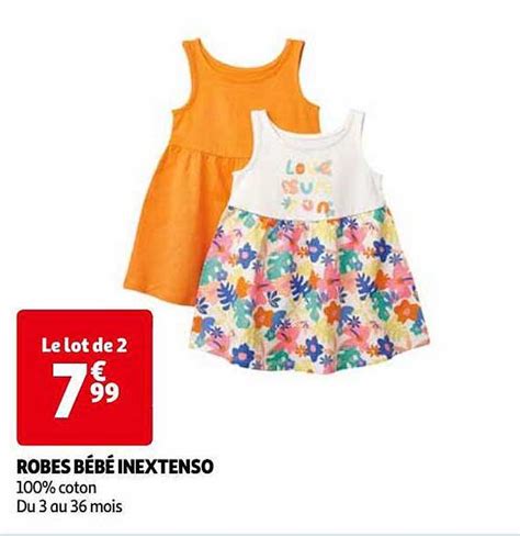 Promo Robes B B Inextenso Chez Auchan Icatalogue Fr