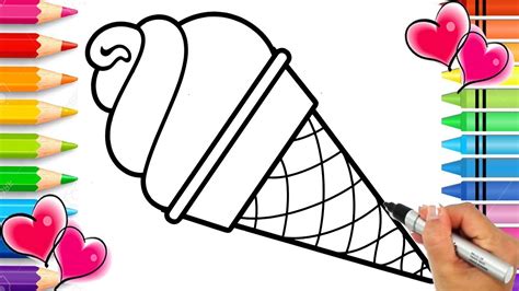 15+ Ice Cream Cone Coloring Page Pics ~ Coloring Page