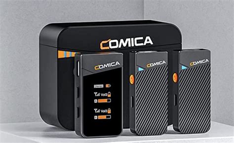 Comica Audio Vimo Series 2.4Ghz Dual Channel Mini Wireless Microphones ...