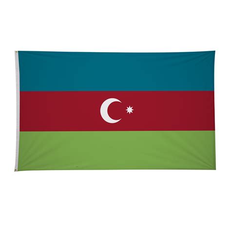 Azerbaijan Flag - 6x10 Nylon International Flag - Made in USA