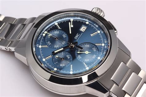 Iwc Ingenieur Chronograph Blue Dial Reference Iw Watch