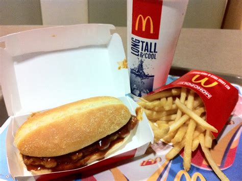 McDonald's McRib Review - Fast Food Menu Prices