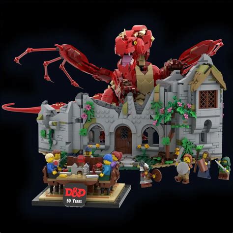 Lego Ideas Years Of Dungeons Dragons Red Dragon Encounter