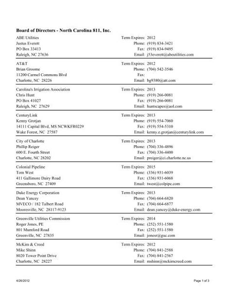 You Can Download And Print Out A Pdf North Carolina 811