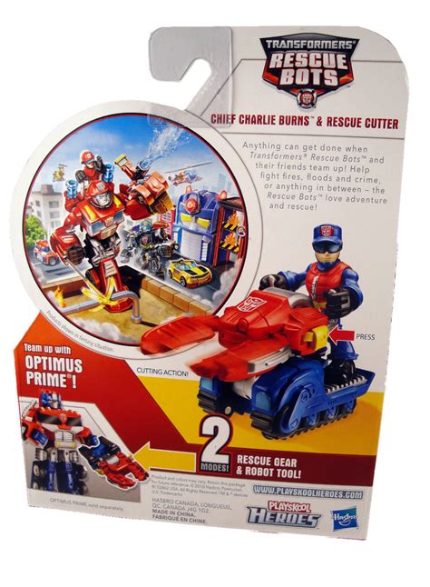 Review – Transformers Rescue Bots Chief Charlie Burns & Rescue Cutter ...