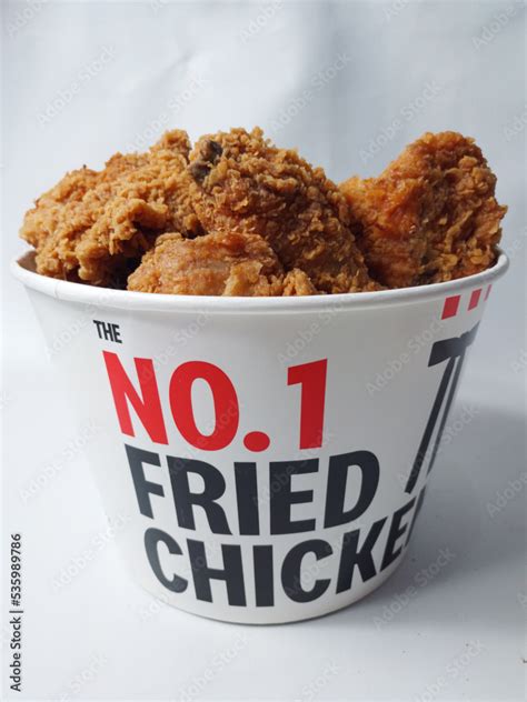 Jakarta, Indonesia - October 06, 2022: KFC Menu. Chicken Fried Bucket ...