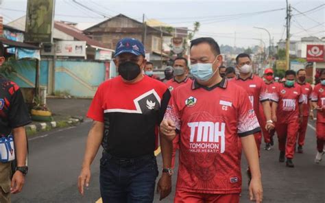 Jalan Sehat Awali Pembukaan Hut Ke Kota Tomohon Speednews Manado