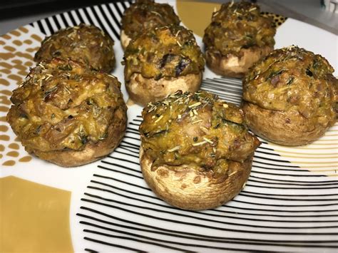 Funghi Ripieni Zucca Castagne