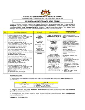 Fillable Online Kementerian Pembangunan Luar Bandar Malaysia Fax Email