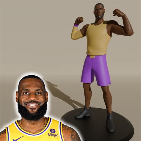 Stl File Lebron James Skin Fortnite Figure 🏛️ ・3d Print Model To