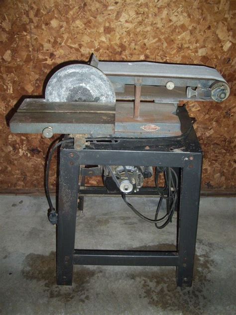 Vintage Craftsman X Belt Disc Sander Cast Iron Local