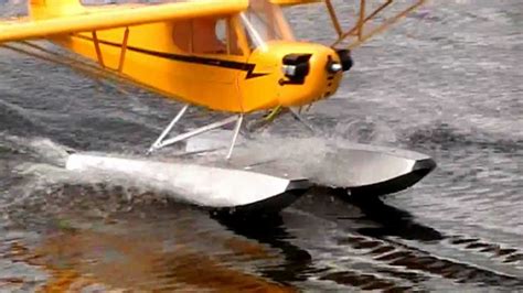 Hangar 9 1 4 Scale J 3 Cub On Floats YouTube