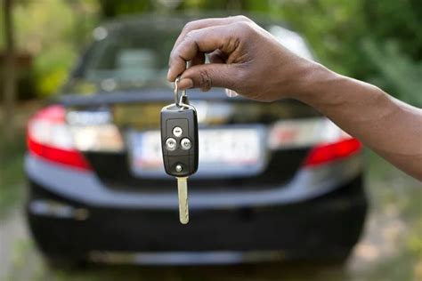 Man Holding Car Keys Stock Image Everypixel