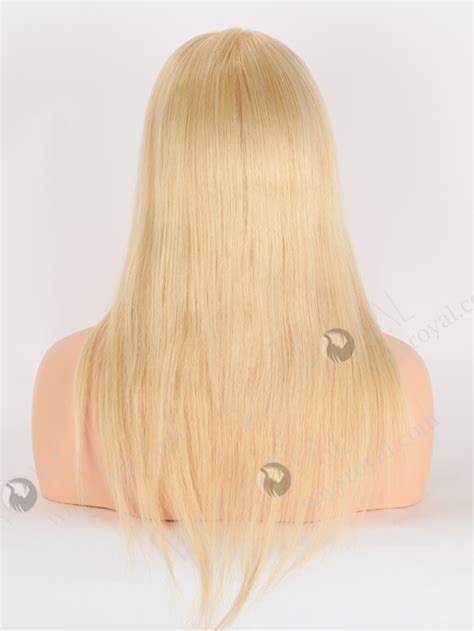 Best Real Hair Blonde Medical Wigs For Cancer Patients 16 Inch Small