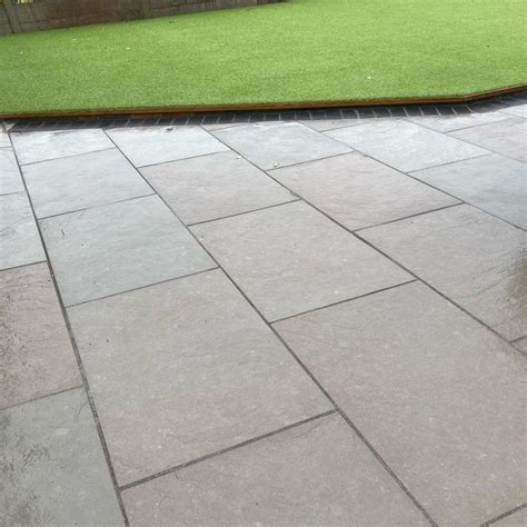 Dove Grey Limestone Paving Slabs 600 x 600 | Bluesky Stone