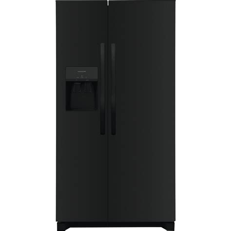 Side by Side Refrigerator - Black | Growby's Rent To Own