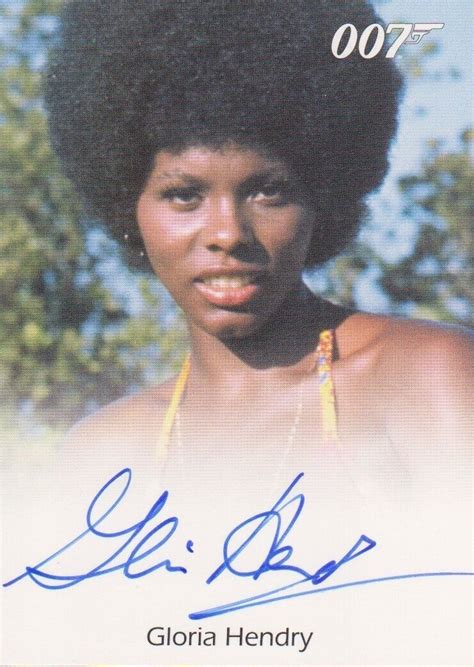 2010 James Bond Heroes And Villains Gloria Hendry As Rosie Carver