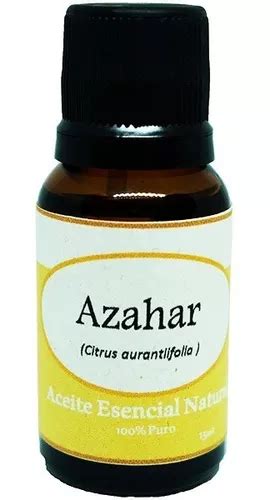 Azahar Aceite Esencial Natural Difusor Frasco Aromaterapia Meses