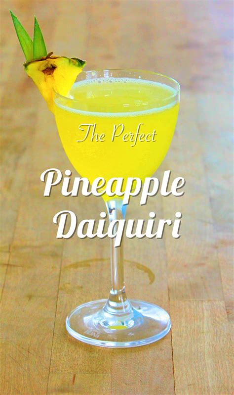 An Easy Recipe For A Fresh Pineapple Daiquiri With White Rum Lime