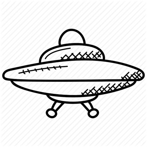 Spaceship Line Drawing | Free download on ClipArtMag