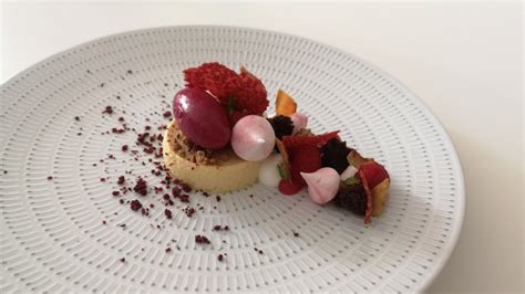 Coconut Raspberry And Beetroot Plated Dessert Youtube