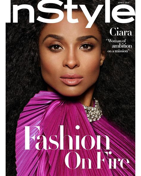 Ciara looks Stunning on the Cover of InStyle Magazine’s April Issue ...