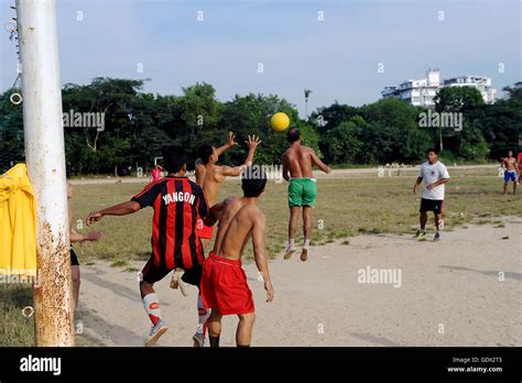 Football in Myanmar Stock Photo - Alamy