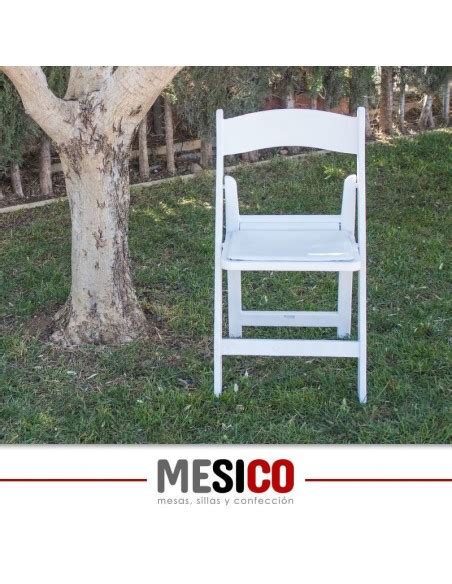 Silla Blanca Plegable Estilo Americana Barata