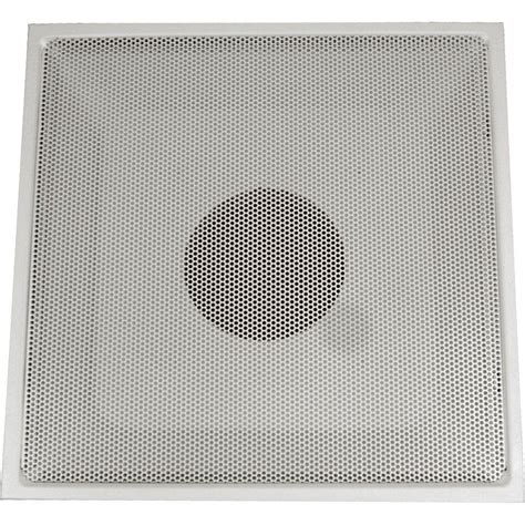 Speedi Grille 24 In X 24 In Drop Ceiling T Bar Perforated Face Return