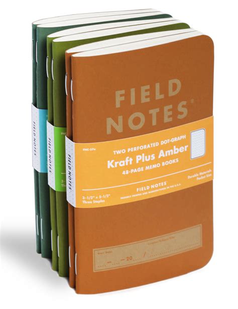 Field Notes - The “Kraft Plus” Edition